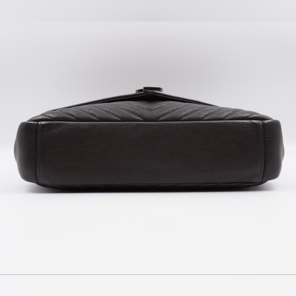CG10 💟 Saint Laurent Leather College Large - Picture 13 of 16